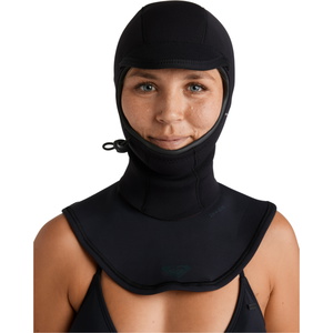 2025 Roxy Womens 2mm Elite Wetsuit Hood 26BW193513 - Black